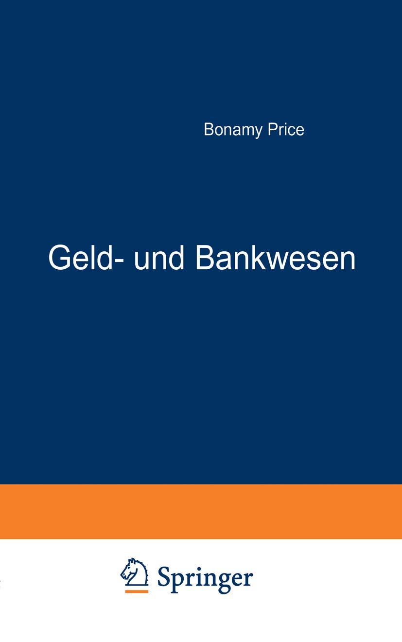 Buy Geld- und Bankwesen by Na Price | Na Brefeld — BookShops.in