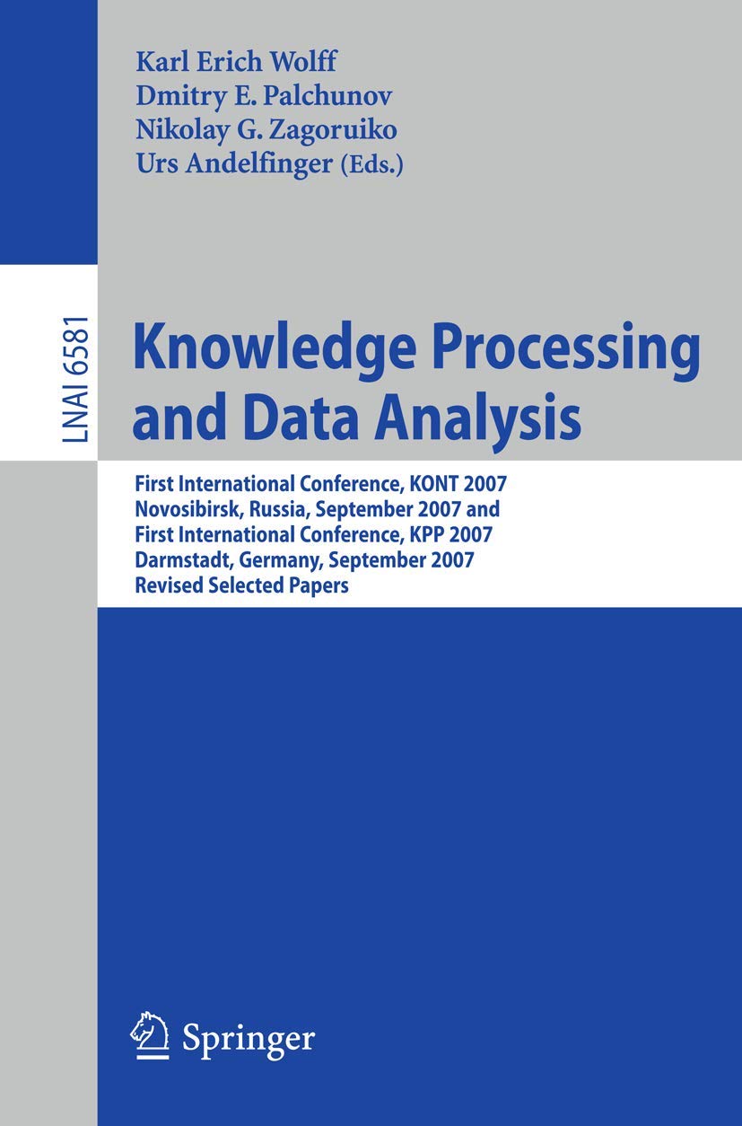 Buy Knowledge Processing and Data Analysis: First International — BookShops.in