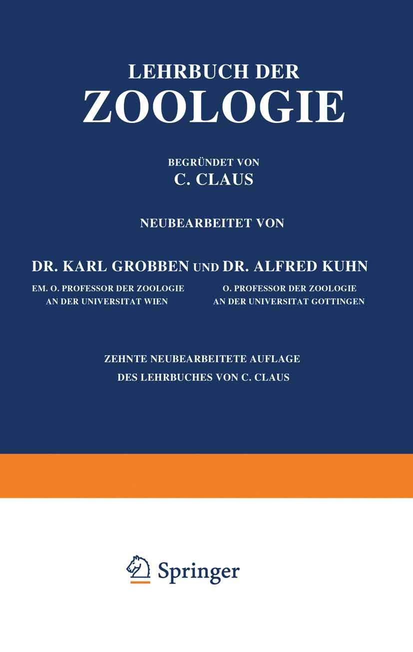 Buy Lehrbuch der Zoologie by C. Claus | Karl Grobben | Alfred KΓΌ β BookShops.in