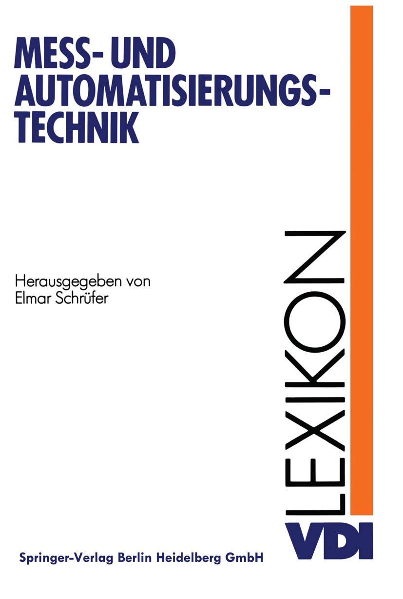 Buy Lexikon Meß- und Automatisierungstechnik by Elmar Schrüfer — BookShops.in