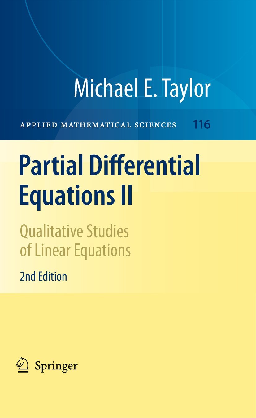 Buy Partial Differential Equations II by Michael E. Taylor — BookShops.in