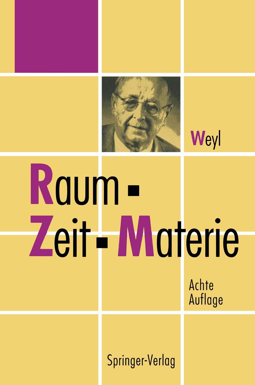 Buy Raum, Zeit, Materie by Hermann Weyl – Springer — BookShops.in
