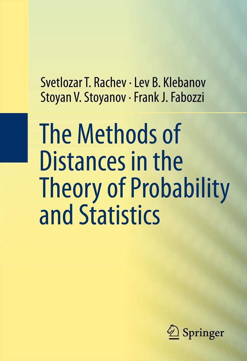 Buy The Methods of Distances in the Theory of Probability and St — BookShops.in