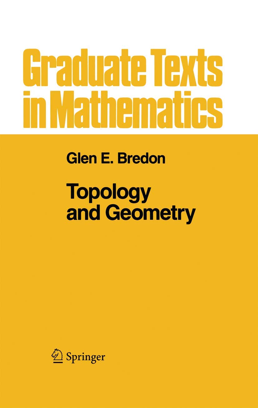 Buy Topology and Geometry by Glen E. Bredon – Springer Textbook — BookShops.in