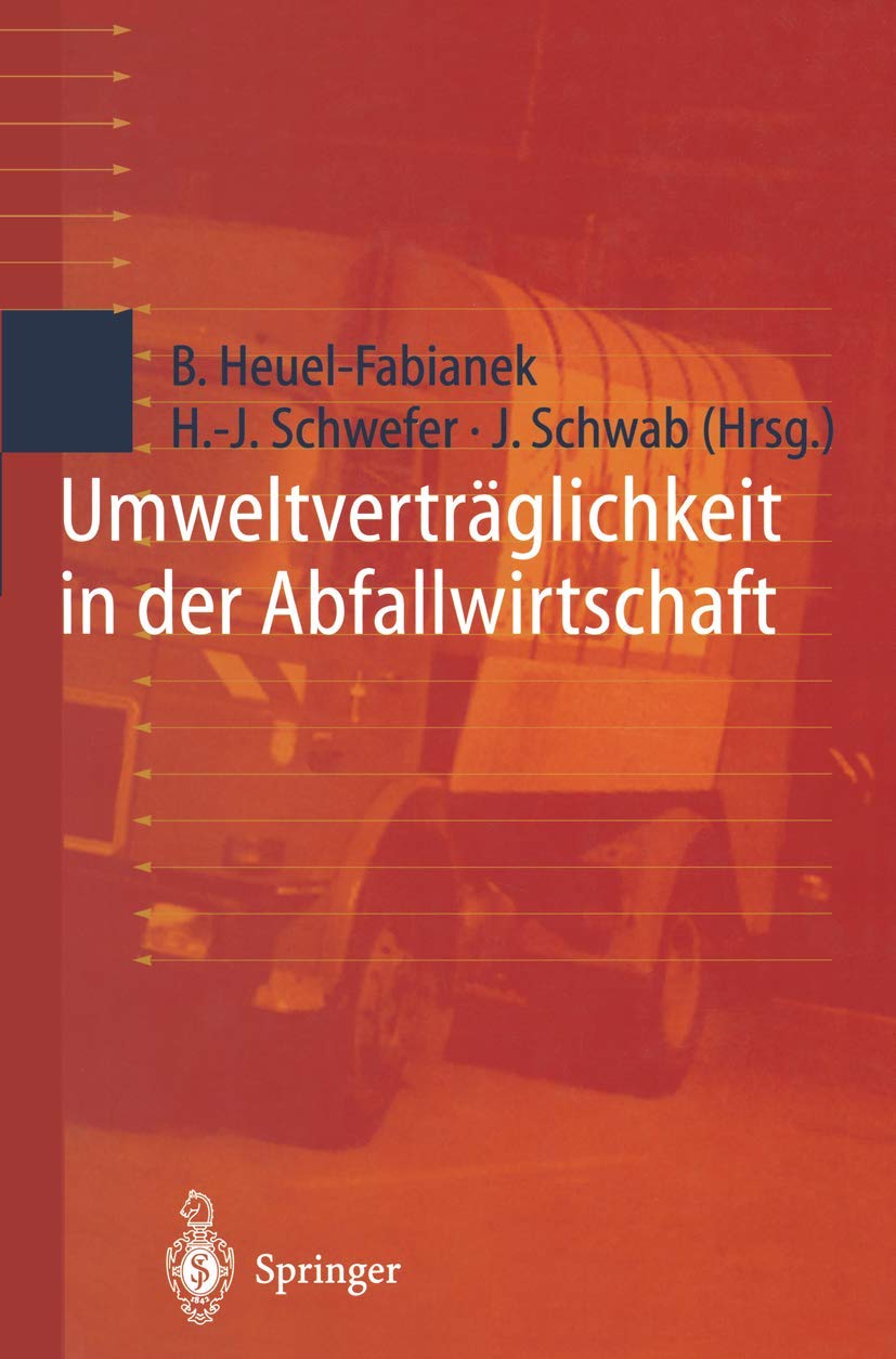 Buy Umweltverträglichkeit in der Abfallwirtschaft by Burkhard He — BookShops.in