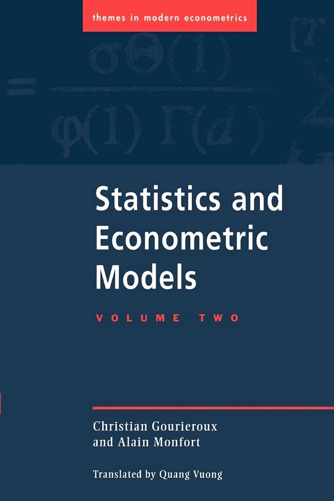 Buy Statistics and Econometric Models by Gourieroux — BookShops.in