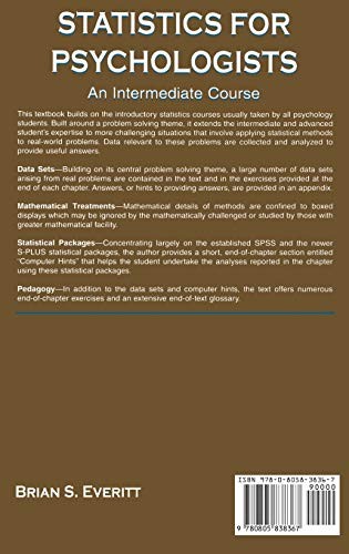 Statistics for Psychologists (English, Brian S. Everitt) view 3
