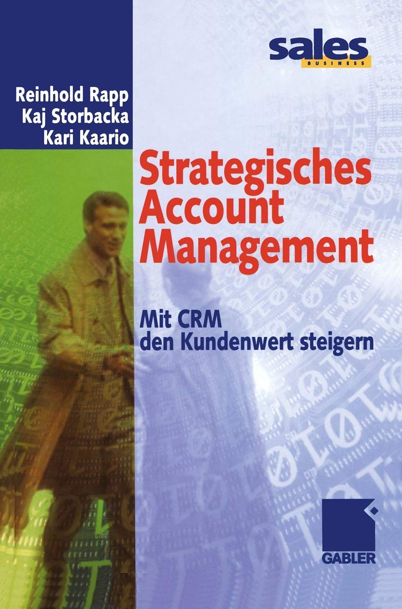 Buy Strategisches Account Management (English, Reinhold Rapp | Kaj Storbacka | Kari Kaario) — BookShops.in