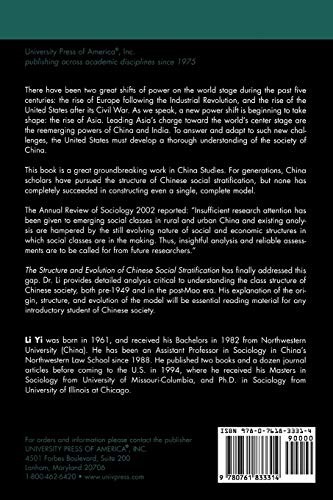 The Structure and Evolution of Chinese Social Stratification (English, Li Yi) view 3