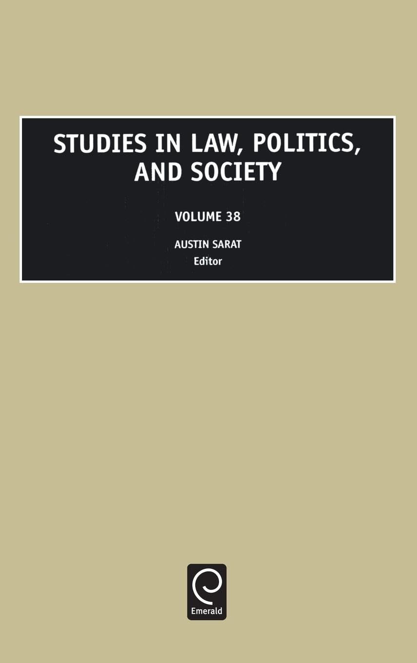 Buy Studies in Law, Politics, and Society (English, Austin Sarat) — BookShops.in