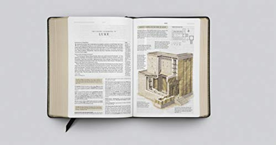 ESV Study Bible – English Standard Version Black Genuine Leather view 6