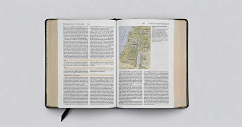 ESV Study Bible – English Standard Version Black Genuine Leather view 7