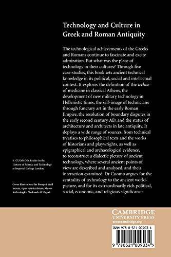 Technology and Culture in Greek and Roman Antiquity (English, S. Cuomo) view 3