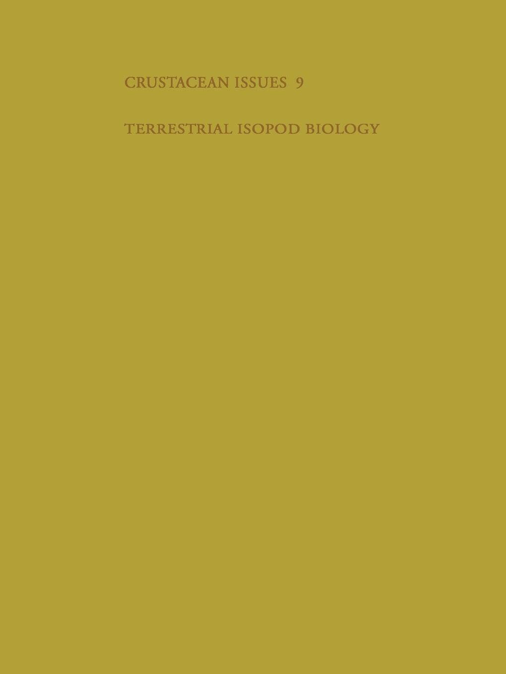 Buy Terrestrial Isopod Biology by Alikhan A.M. — BookShops.in