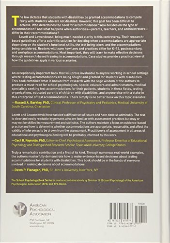 Testing Accommodations for Students with Disabilities (English, Benjamin J. Lovett | Lawrence J. Lewandowski) view 3