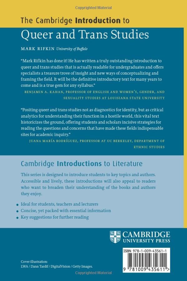 The Cambridge Introduction to Queer and Trans Studies (Cambridge Introductions to Literature) view 3