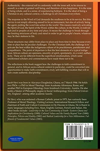 The Challenge of Authenticity: African Cultural and Faith Commitment view 3