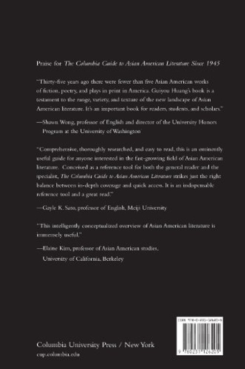 The Columbia Guide to Asian American Literature Since 1945 – Guiyou Huang view 3