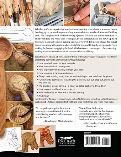 The Complete Book of Woodcarving, Updated Edition (English, Everett Ellenwood) view 3