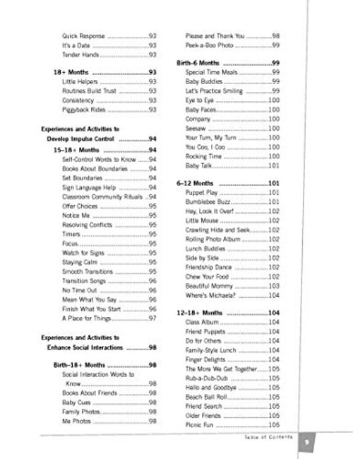 The Complete Resource Book for Infants – Pam Schiller – Gryphon House view 7