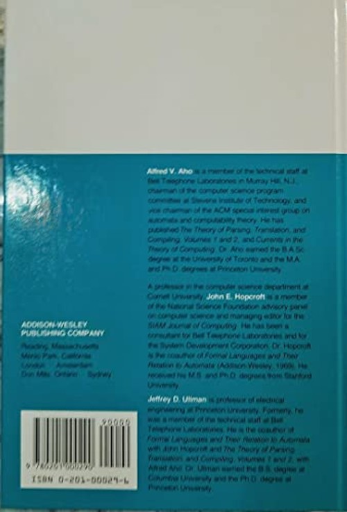The Design and Analysis of Computer Algorithms – Alfred Aho | Pearson view 3