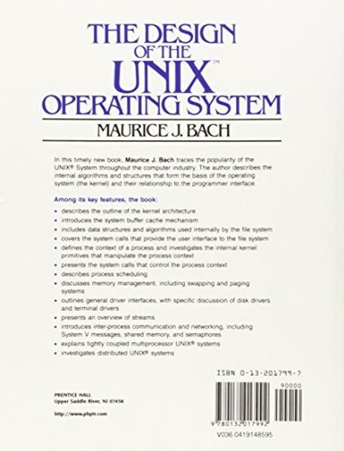 Design of the UNIX Operating System: United States Edition by Maurice Bach view 3