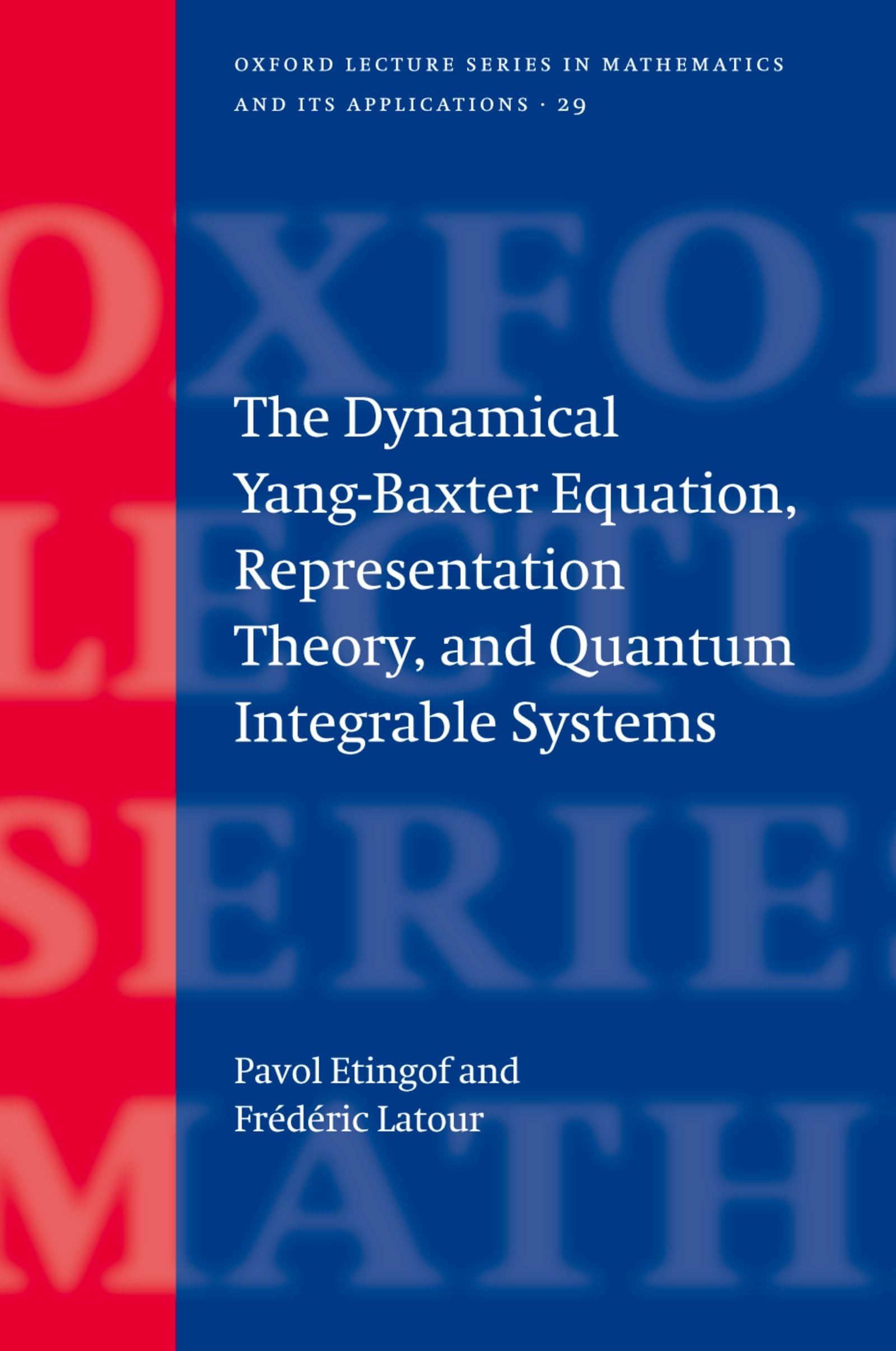 Buy Dynamical Yang-Baxter Equation by Pavol Etingof — BookShops.in