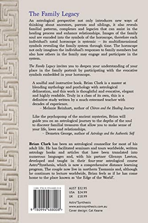 The Family Legacy – Brian Clark – Hardcover Astrology Book view 3