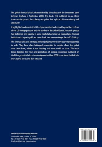 The First Global Financial Crisis of the 21st Century: A VoxEU.Org Publication view 3