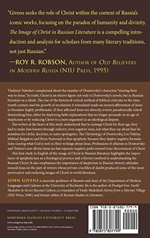 Image of Christ in Russian Literature by John Givens – Northern Illinois University Press view 3
