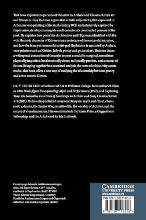 The Image of the Artist in Archaic and Classical Greece: Art, Poetry, and Subjectivity view 3