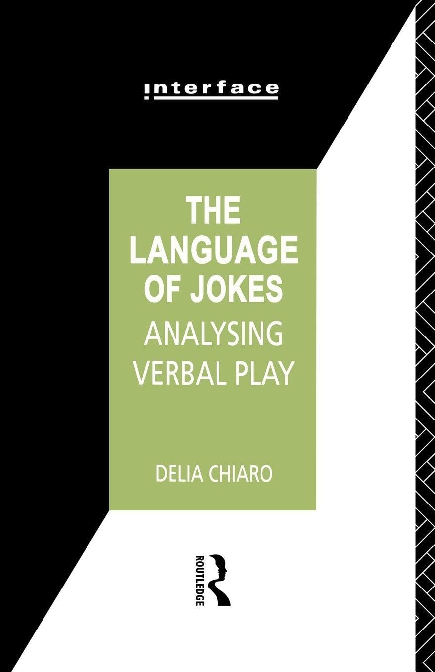 Buy The Language of Jokes by Delia Chiaro — BookShops.in