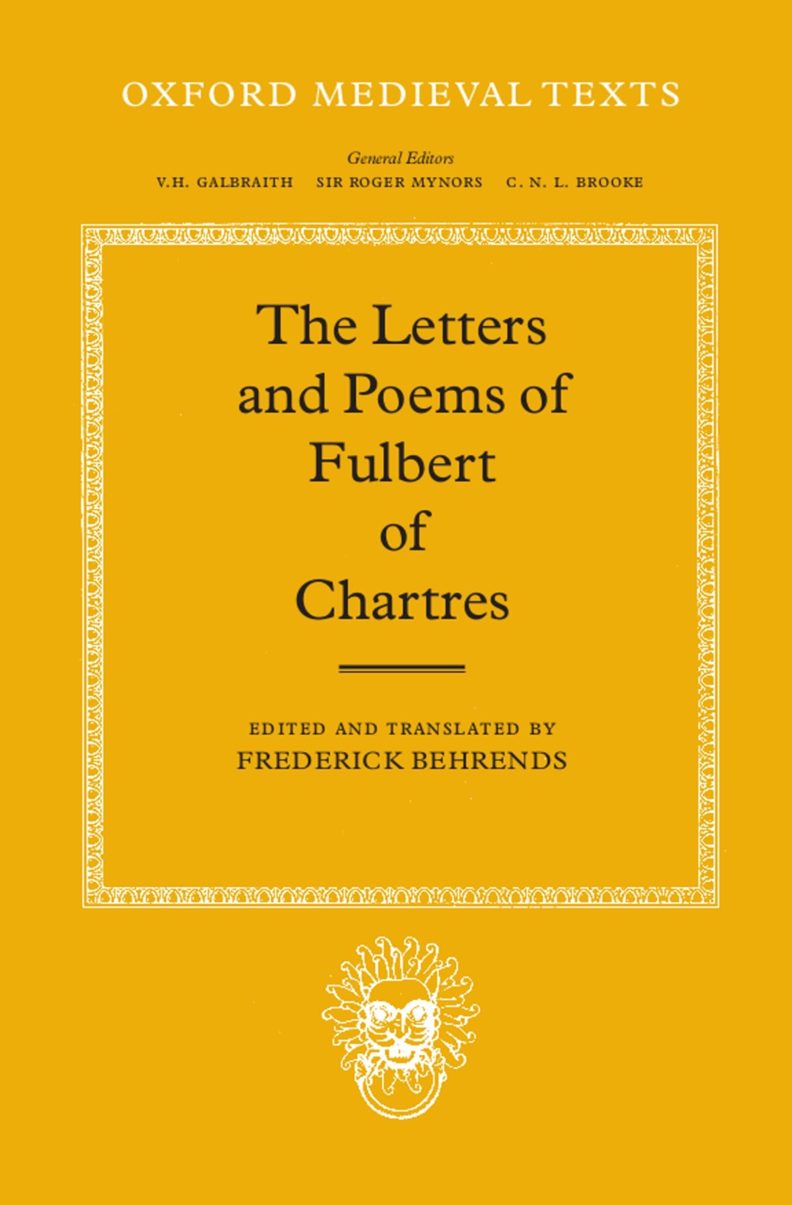 The Letters and Poems | by Fulbert | Frederick Behrends | Clarendon Press | English | 1st Edition