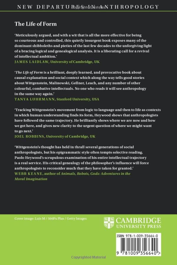 The Life of Form: Anthropology, Wittgenstein, and the Problem of Context (New Departures in Anthropology) view 3
