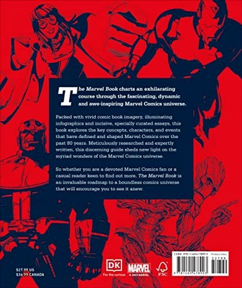 The Marvel Book: Expand Your Knowledge of a Vast Comics Universe by DK view 3