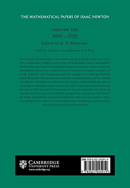 The Mathematical Papers of Isaac Newton – Cambridge University Press view 3
