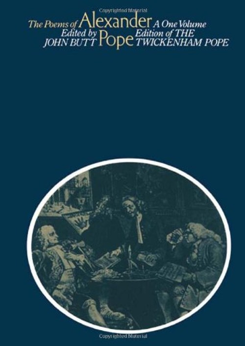 Buy The Poems of Alexander Pope by John Butt — BookShops.in