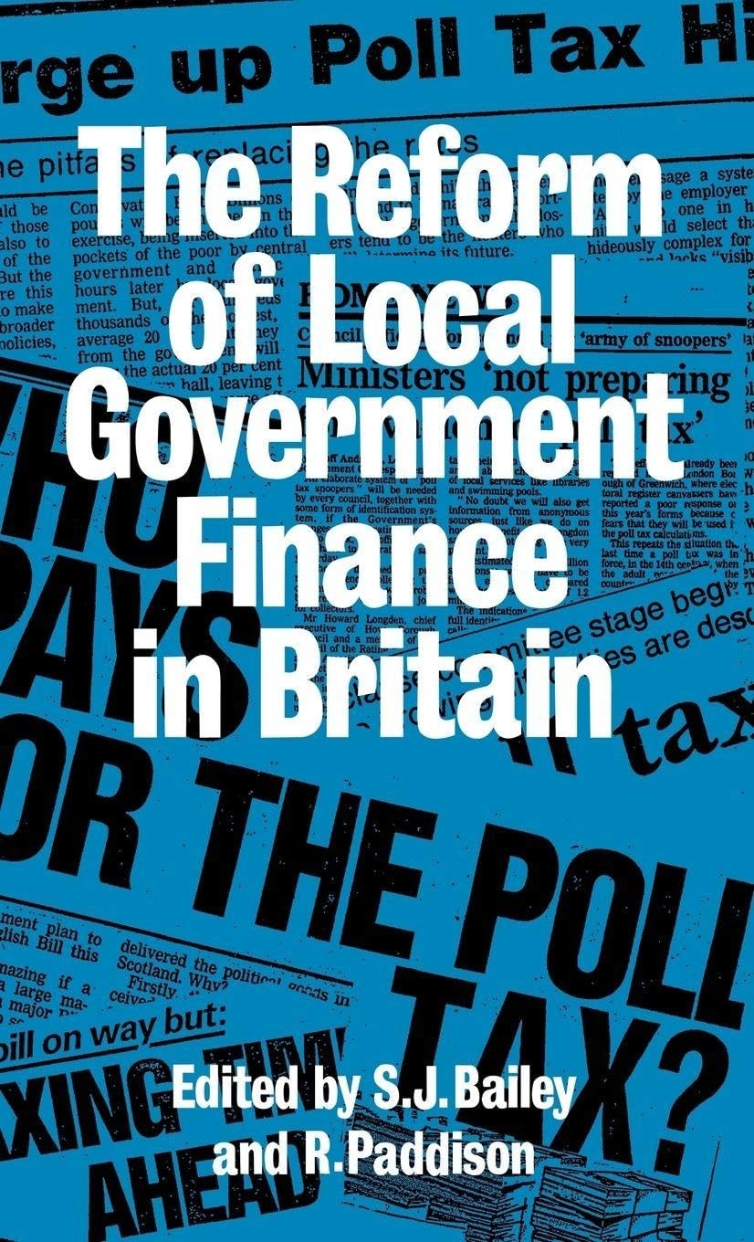 Buy Reform of Local Government Finance in Britain (English, Ronan Paddison | S. J. Bailey) — BookShops.in