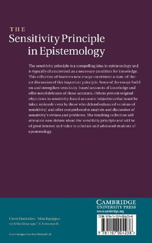 The Sensitivity Principle in Epistemology – Kelly Becker – Cambridge University Press view 3