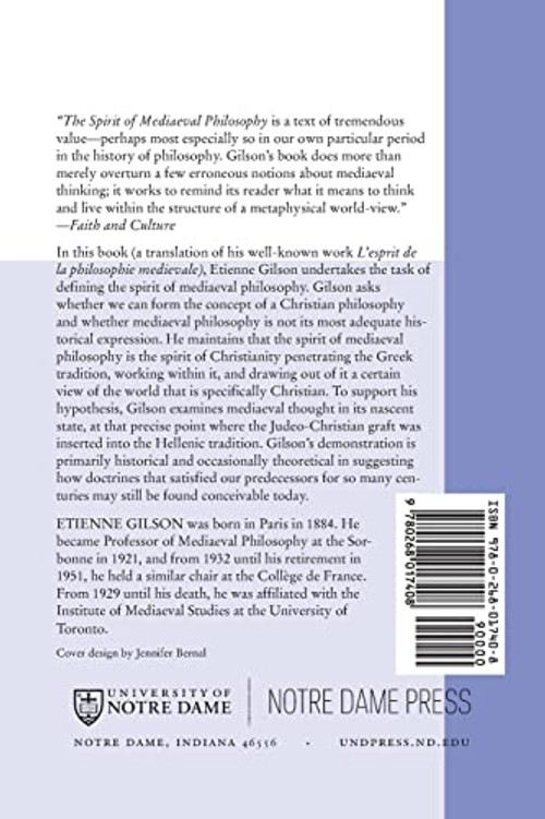 The Spirit of Mediaeval Philosophy: 1931-1932 by Etienne Gilson view 3