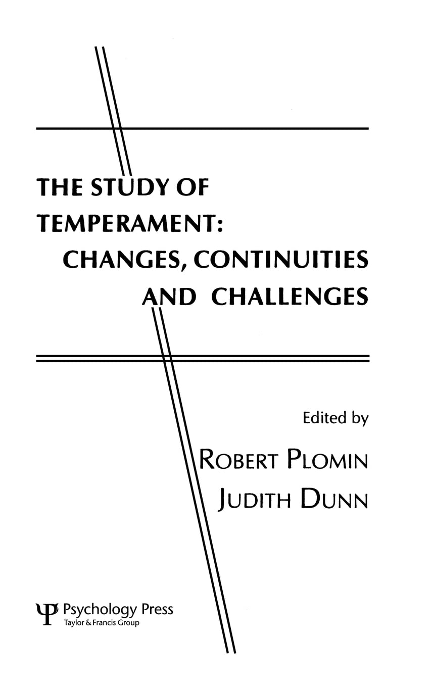 Buy The Study of Temperament: Changes, Continuities and Challeng — BookShops.in