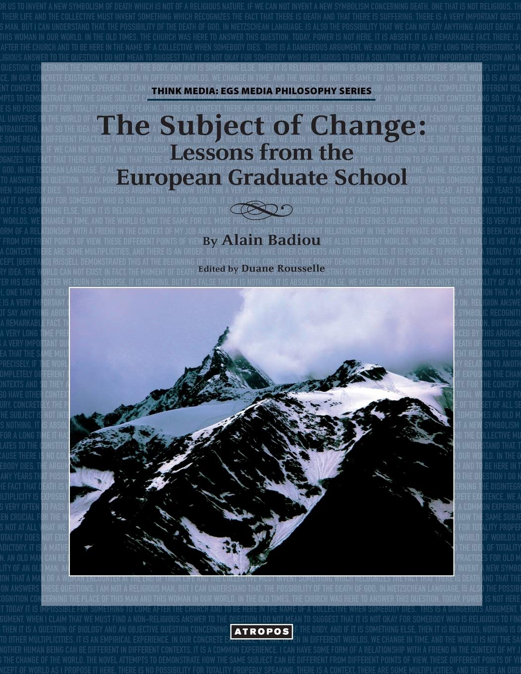 Buy The Subject of Change by Alain Badiou — BookShops.in