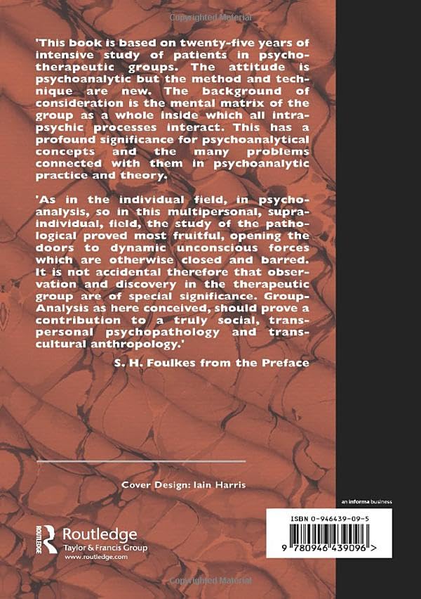 Therapeutic Group Analysis – Foulkes S.H. Routledge Hardcover view 3