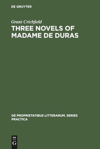 Three Novels of Madame De Duras: Ourika, Edouard, Olivier: 114 (De Proprietatibus Litterarum. Series Practica, 114) view 2