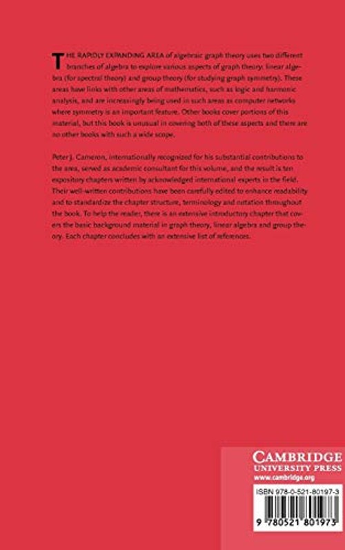 Topics in Algebraic Graph Theory - Lowell W. Beineke - Cambridge University Press view 3