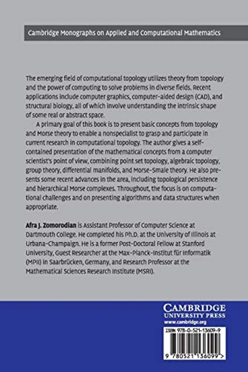Topology for Computing – Afra J. Zomorodian view 3
