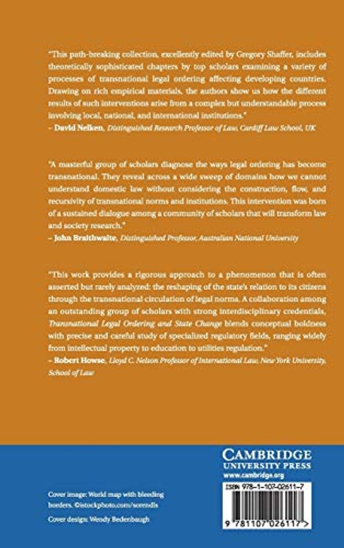 Transnational Legal Ordering and State Change by Gregory C. Shaffer view 4