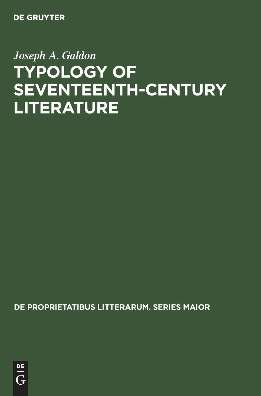 Buy Typology of Seventeenth-Century Literature: 28 by Joseph A. — BookShops.in