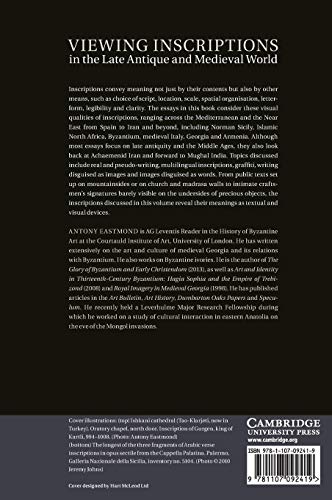 Viewing Inscriptions in the Late Antique and Medieval World | by Antony Eastmond | ‎ Cambridge University Press | ‎ English view 3