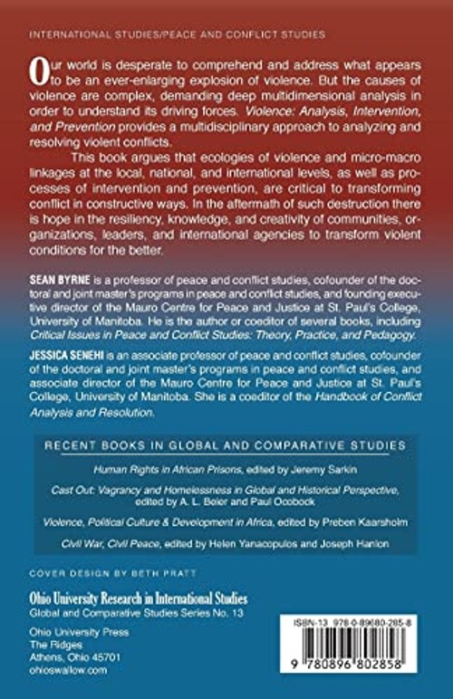 Violence: Analysis, Intervention, and Prevention – Sean Byrne | Ohio University Press view 3